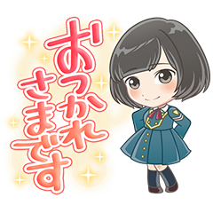 Keyakizaka46 Cartoon Style Stickers