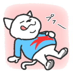 (DC)Stickers of Kotetsu cat