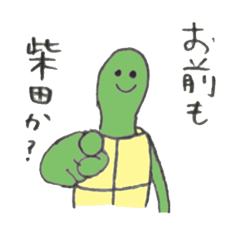 Turtle's name is Shibata