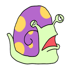 Polka dot snail