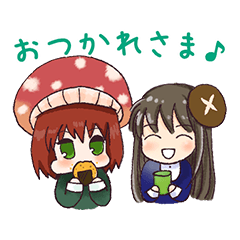 Fly agaric & Shiitake (mushroom girls)
