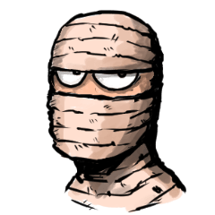Mr.Mummy ( the bandaged man )