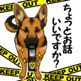 ジャーマンシェパード警察犬 第3弾 Line スタンプ Line Store ジャーマンシェパード警察犬 第3弾 Line スタンプ Line Store