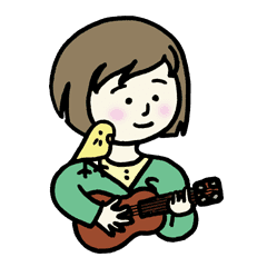 ウクレレさとちゃん Line スタンプ Line Store ウクレレさとちゃん Line スタンプ Line Store