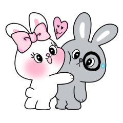 Valentine Rabbit so sweet 