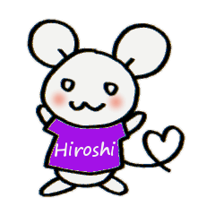 I give love to Hiroshi
