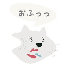 Sticker of Cat Lips Cat