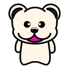 Polar Bear sticker [kigurumi]