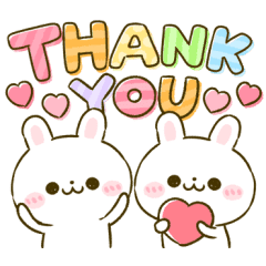 あいさついっぱい うさぎのほいっぷ 再販 Line スタンプ Line Store