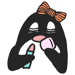 Pinky Beak Penguin Lady