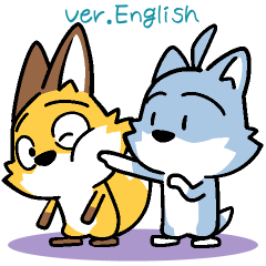 YURU-NEGA Sticker2  Ver.English