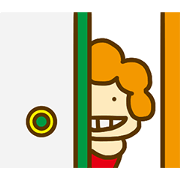 Sticker of ma vol.3 "Peeping mom"
