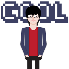 The Cool Guy and His 8-Bits Words