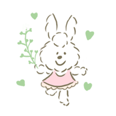 honwaka fluffy rabbit