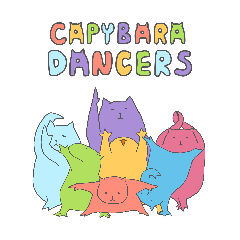 CAPYBARA DANCERS with Kanji