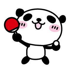 I Love Table Tennis 1 Line Stickers Line Store