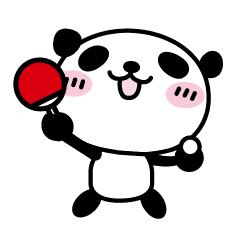 I Love Table Tennis 1 Line Stickers Line Store