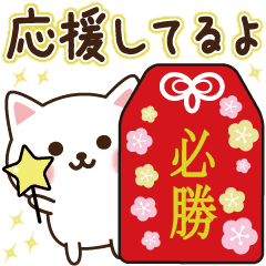 受験に 合格祈願の応援ネコ Line スタンプ Line Store