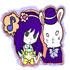 Rabbit -san and black lily 's