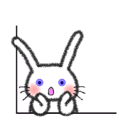 Purple eyes rabbit