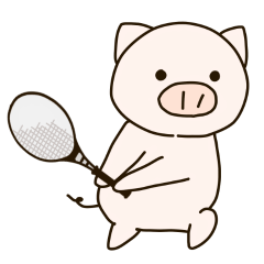 Tennis fat pig