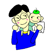 Man and angel