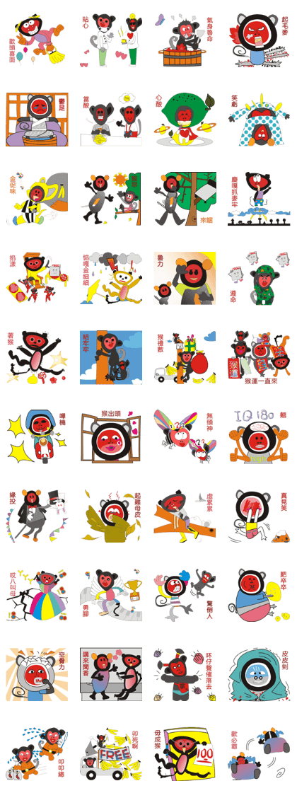 Three kids' drawings and  dialogues