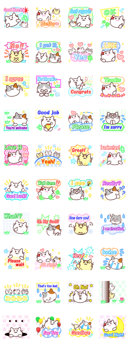 Pastel Cats