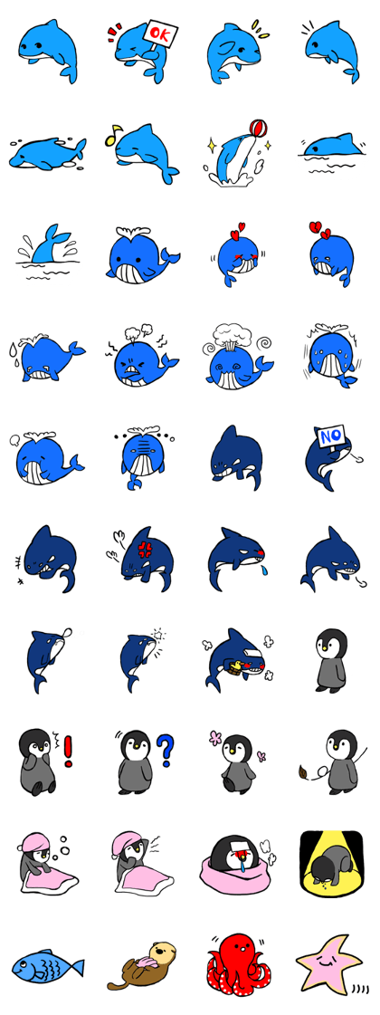 Sticker of the sea of fellow