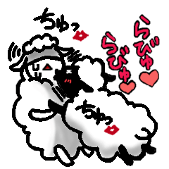 Daily life of the soft and fluffy sheep