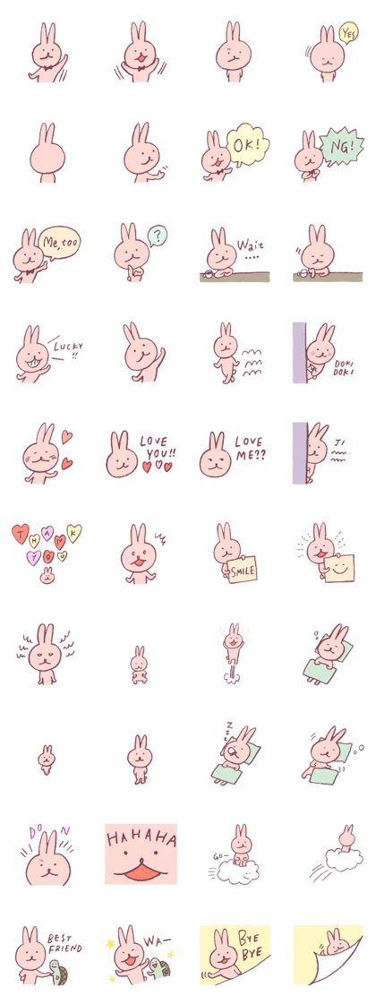 pencil rabbit