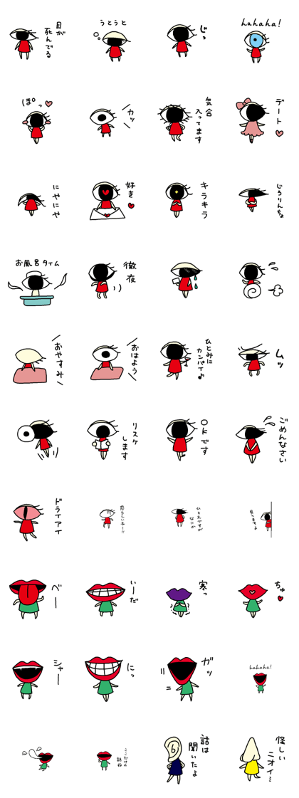 eye and mouth