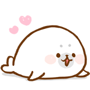 fluffy baby seals