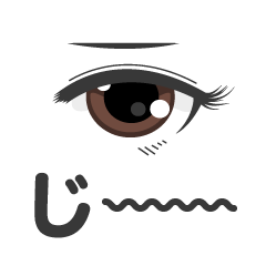 Eye Sticker ~woman~