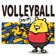 Volleyball bear