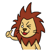 lion "leo" sticker