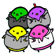 FOUR COLORS CHICKS 2
