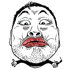 Bearded man ciuman Edisi Internasional Stiker LINE Bearded man ciuman Edisi Internasional Stiker LINE