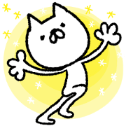 The loosely cute white cat