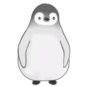 Sticker of Lovely Penguin