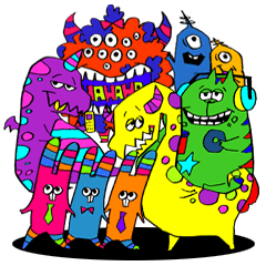 Colorful Monster's part 2.