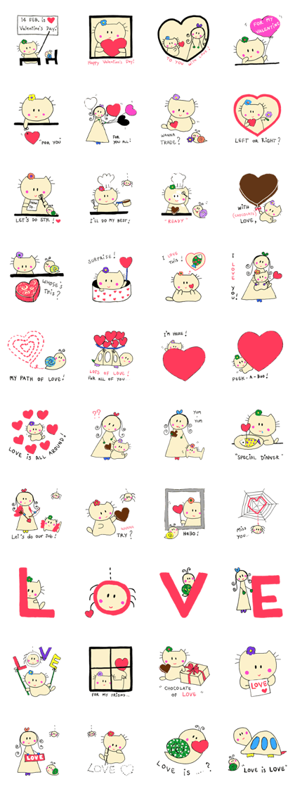 Dinkyneko & Friends #3 _Love & Valentine