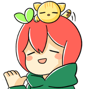 Apple boy and cat