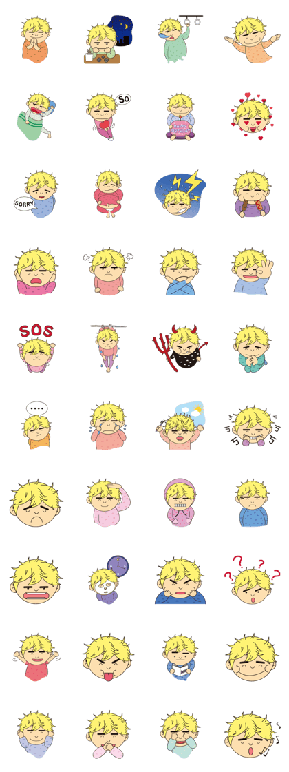 Laughing eyes boy