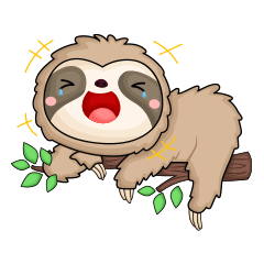 Cute Sloth Stickers