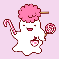 Cotton candy ghost international version