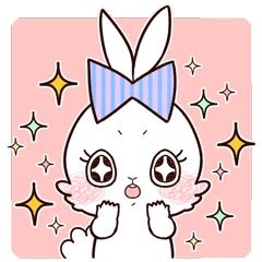 Line Sticker Rabbit