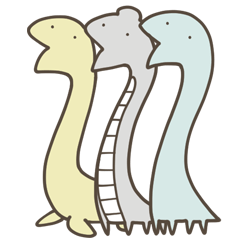 Cute Dinosaurs -BIG-