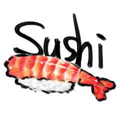 shrimp sticker english ver.