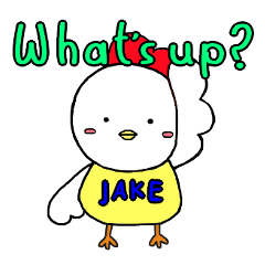 Jake's sticker - Cute lovely chicken